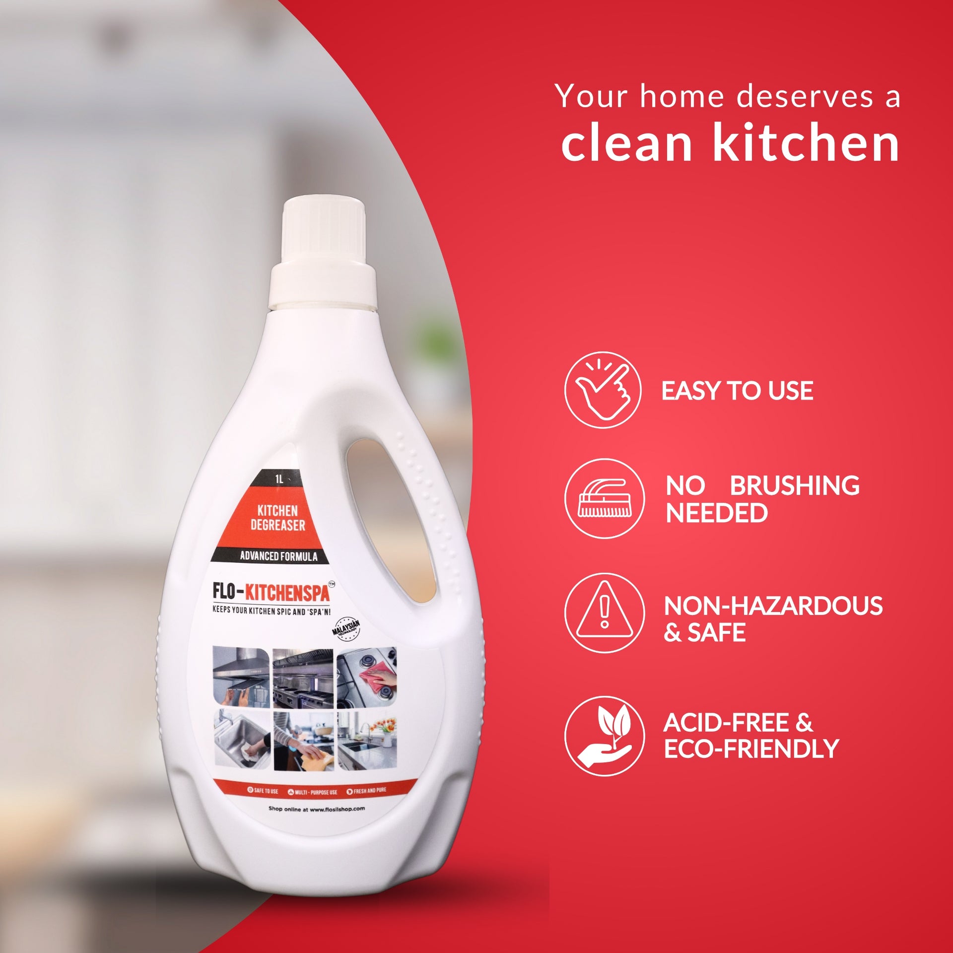 Flo-Kitchenspa 1 Litre (Concentrate)